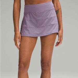 Lululemon Purple Ash Pace Rival Mid Rise Skirt Size 4